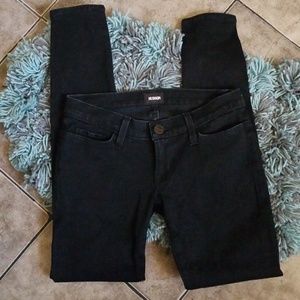 Hudson Krista Low Rise Black Skinny Jean's